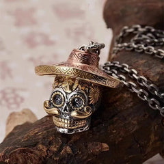 GARGANTILLA CALAVERA SOMBRERO